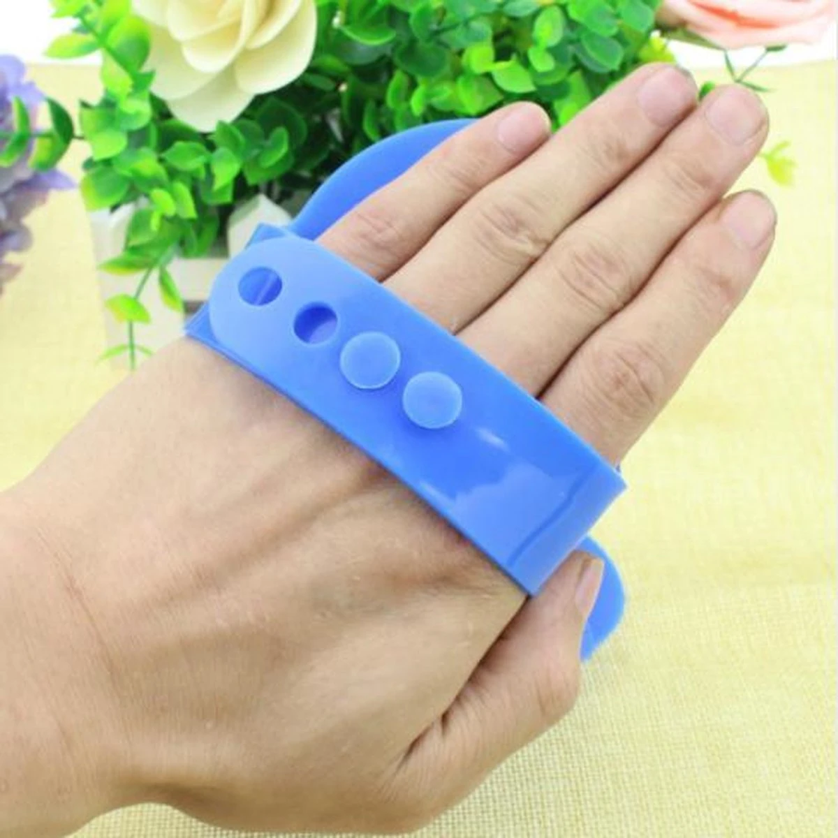 Merkloos Honden En Katten Borstel – Hand Borstel – Haar En Klitten Kam – Dieren Borstel – Blauw 4 Merkloos Honden En Katten Borstel – Hand Borstel – Haar En Klitten Kam – Dieren Borstel – Blauw - Image 2