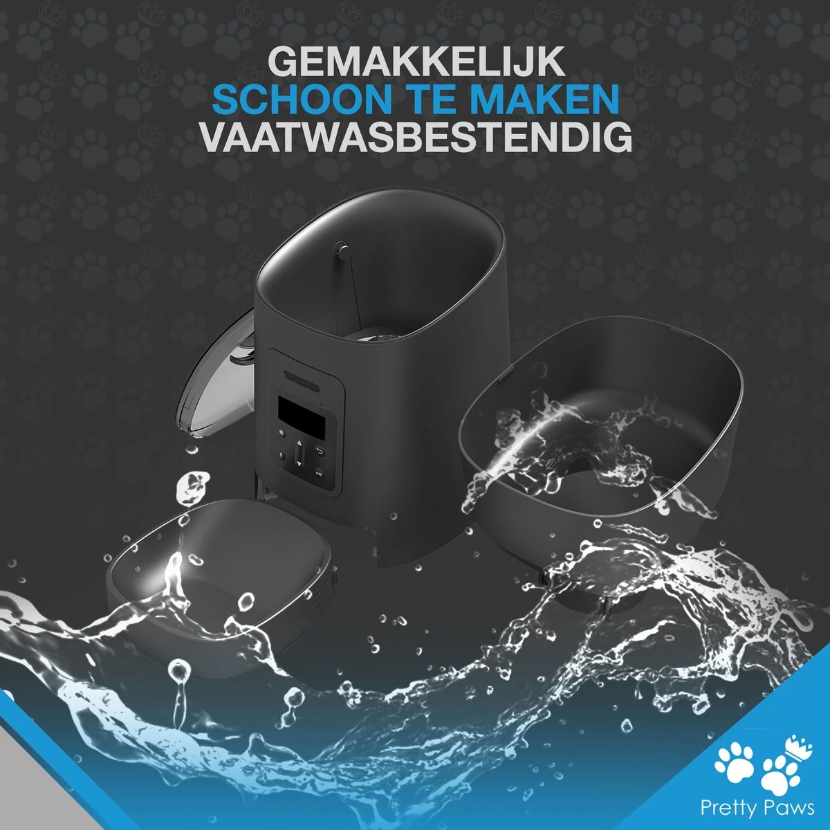 Pretty Paws PP002 Professionele Automatische Voerbak - Instelbaar Voedingsschema - Voerautomaat - Voerbak Kat Automatisch 6 Pretty Paws PP002 Professionele Automatische Voerbak - Instelbaar Voedingsschema - Voerautomaat - Voerbak Kat Automatisch - Image 4