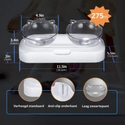 Behave Dubbele Voerbak - Drinkbak - Katten - Verstelbaar - Wit 11 Behave Dubbele Voerbak - Drinkbak - Katten - Verstelbaar - Wit -Huisdierbenodigdheden Korting 1200x1200 2603