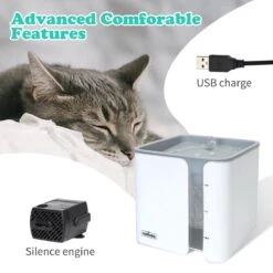 Nobleza USB Drinkfontein Voor Hond/Kat - 2L - Incl. 2 Filters - Wit 23 Nobleza USB Drinkfontein Voor Hond/Kat - 2L - Incl. 2 Filters - Wit -Huisdierbenodigdheden Korting 1200x1200 2617