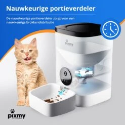 PIXMY - Automatische Voerbak Kat - 4L - Wi-Fi - Met App En Full HD Camera - Voerbak Kat -Huisdierbenodigdheden Korting 1200x1200 2662