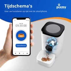PIXMY - Automatische Voerbak Kat - 4L - Wi-Fi - Met App En Full HD Camera - Voerbak Kat -Huisdierbenodigdheden Korting 1200x1200 2664