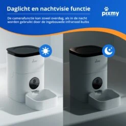 PIXMY - Automatische Voerbak Kat - 4L - Wi-Fi - Met App En Full HD Camera - Voerbak Kat -Huisdierbenodigdheden Korting 1200x1200 2668
