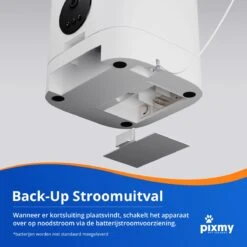 PIXMY - Automatische Voerbak Kat - 4L - Wi-Fi - Met App En Full HD Camera - Voerbak Kat -Huisdierbenodigdheden Korting 1200x1200 2670