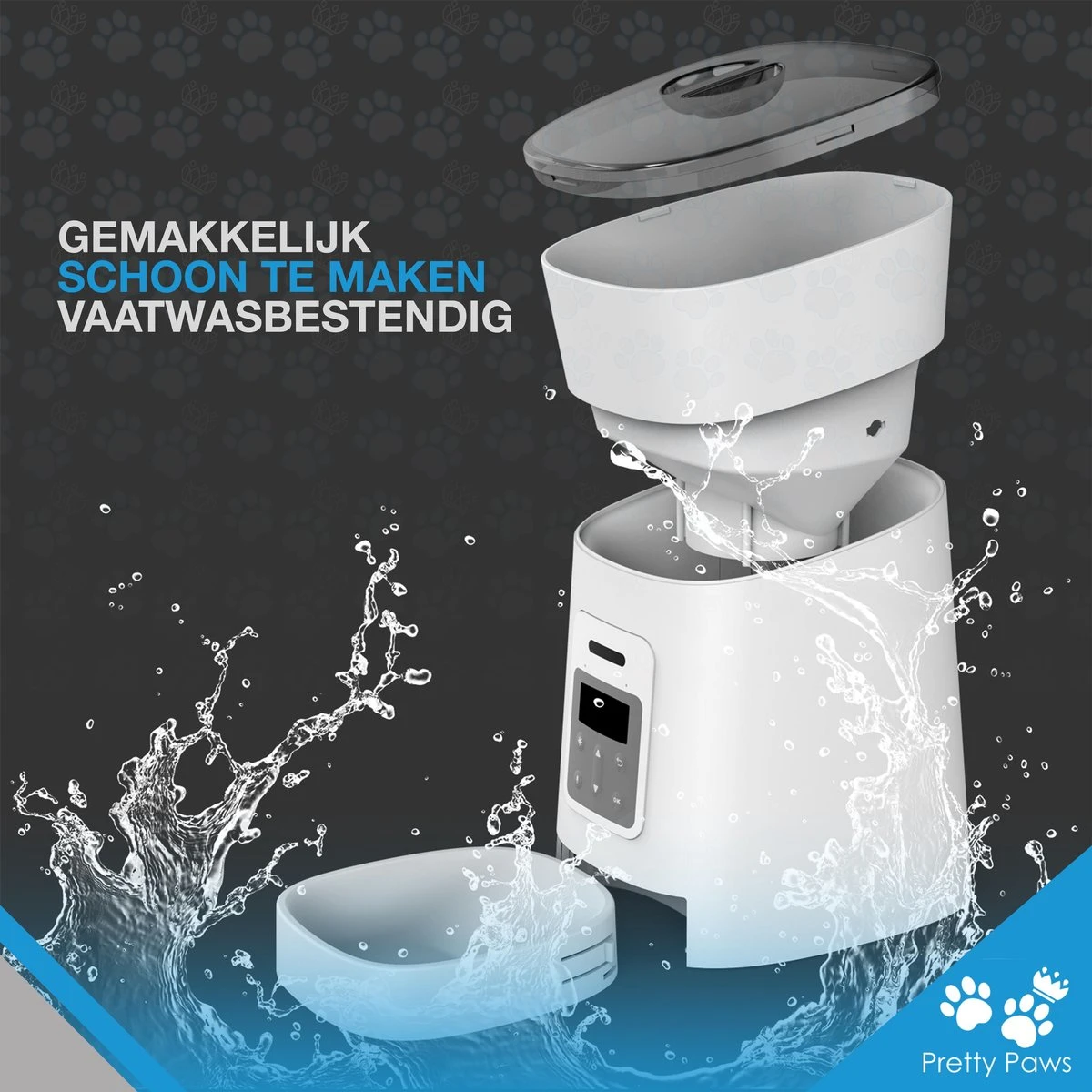 Pretty Paws PP002 Professionele Automatische Voerbak Kat- Stemrecorder - Voerautomaat - Katten Voerbak - Minimalistisch 5 Pretty Paws PP002 Professionele Automatische Voerbak Kat- Stemrecorder - Voerautomaat - Katten Voerbak - Minimalistisch - Image 3