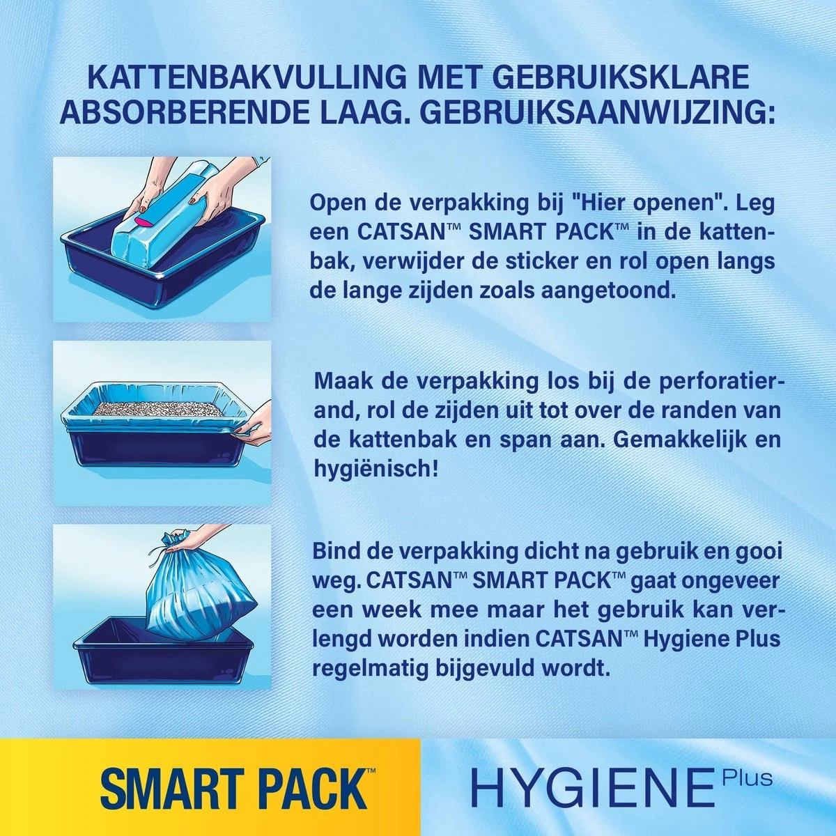 Catsan Smart Pack Kattenbakvulling - 2 X 4 L 7 Catsan Smart Pack Kattenbakvulling - 2 X 4 L - Image 5