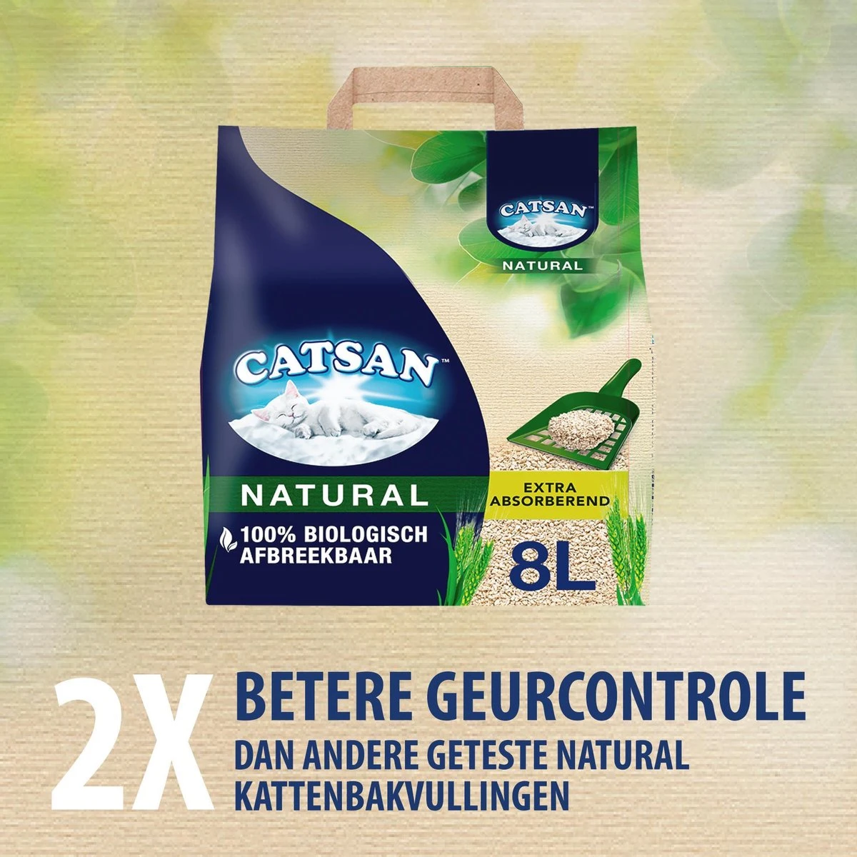 Catsan Natural Kattenbakvulling - 8 L 5 Catsan Natural Kattenbakvulling - 8 L - Image 3