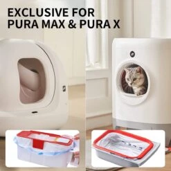 PETKIT Pura X Pura Max Vervangen Afvalzakken|5 Rollen(100 ST)|draagbare Kattenbakafvalbakken|Zakken Voor Zelfreinigende Kattenbak -Huisdierbenodigdheden Korting 1200x1200 2718