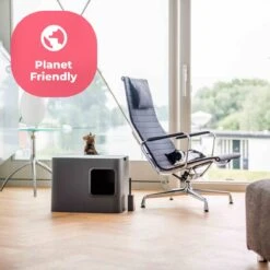 Hoopo® Dome Kattenbak Grijs - Kattenbak - Kattenbakschep - Kattenbakmat -Huisdierbenodigdheden Korting 1200x1200 2722