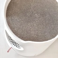 A Sunny Day Kattenbak Met Lade, Bedje En Krabplank - Inclusief Schepje - Design Kattenbak - Wit - Dichte Kattenbak - Kattenbak Gesloten -Huisdierbenodigdheden Korting 1200x1200 2736