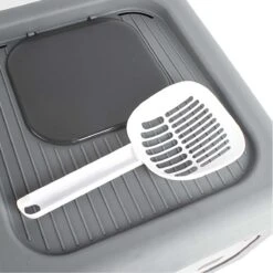 Kattenbak | 2 Ingangen | Opening Bovenkant En Onder | Inklapbaar | Grijs -Huisdierbenodigdheden Korting 1200x1200 2738