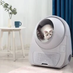 Catlink Smart Litter Box - Scooper Young - Zelfreinigende Kattenbak Zonder Wifi - Kleur Grijs -Huisdierbenodigdheden Korting 1200x1200 2742