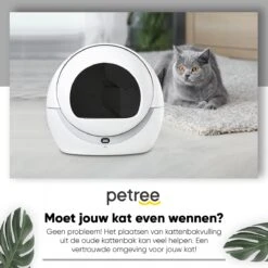 Petree Dome- Zelfreinigende Kattenbak - Automatisch - Katten - Anti-geur - 60 X 35 X 60 Cm -Huisdierbenodigdheden Korting 1200x1200 2755