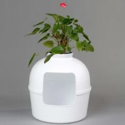 XXL Kattenbak – Verborgen Kattentoilet – Flower XXL Wit Voor Grote Katten Van RHRQuality -Huisdierbenodigdheden Korting 1200x1200 2763