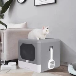 Merkloos Zelfreinigende Kattenbak - Automatische Kattenbak - Kattenbak Zelfreinigend - Electrische Kattenbak - Grijs 14 Merkloos Zelfreinigende Kattenbak - Automatische Kattenbak - Kattenbak Zelfreinigend - Electrische Kattenbak - Grijs -Huisdierbenodigdheden Korting 1200x1200 2770