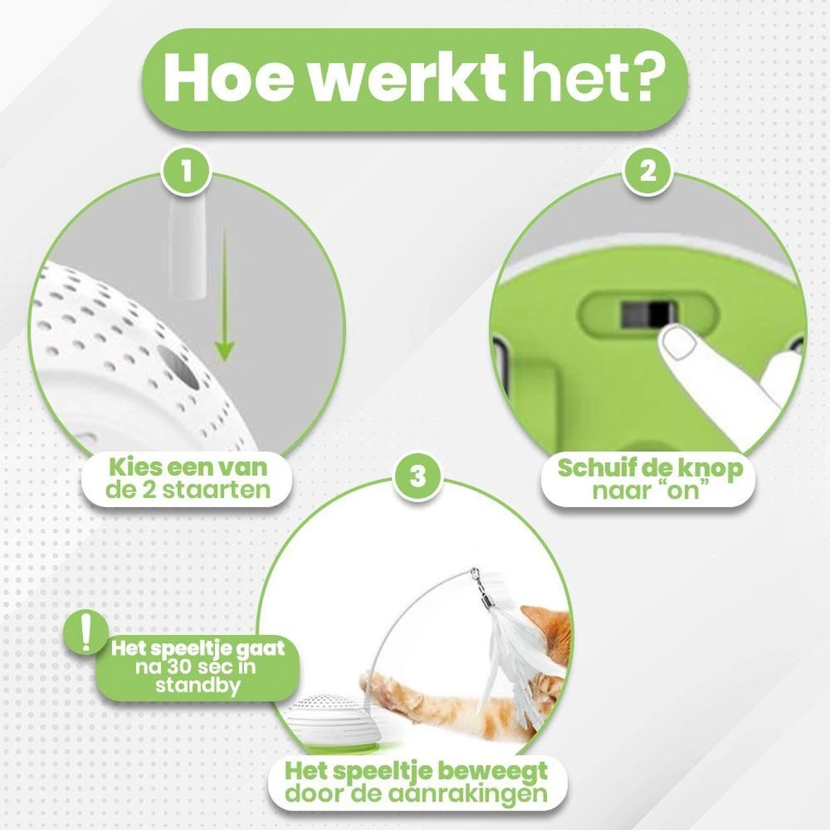 Petgeek Running Smart - Kattenspeeltjes Intelligentie - Kattenspeelgoed - Automatische Bewegingen - Kattenspeeltjes 7 Petgeek Running Smart - Kattenspeeltjes Intelligentie - Kattenspeelgoed - Automatische Bewegingen - Kattenspeeltjes - Image 5