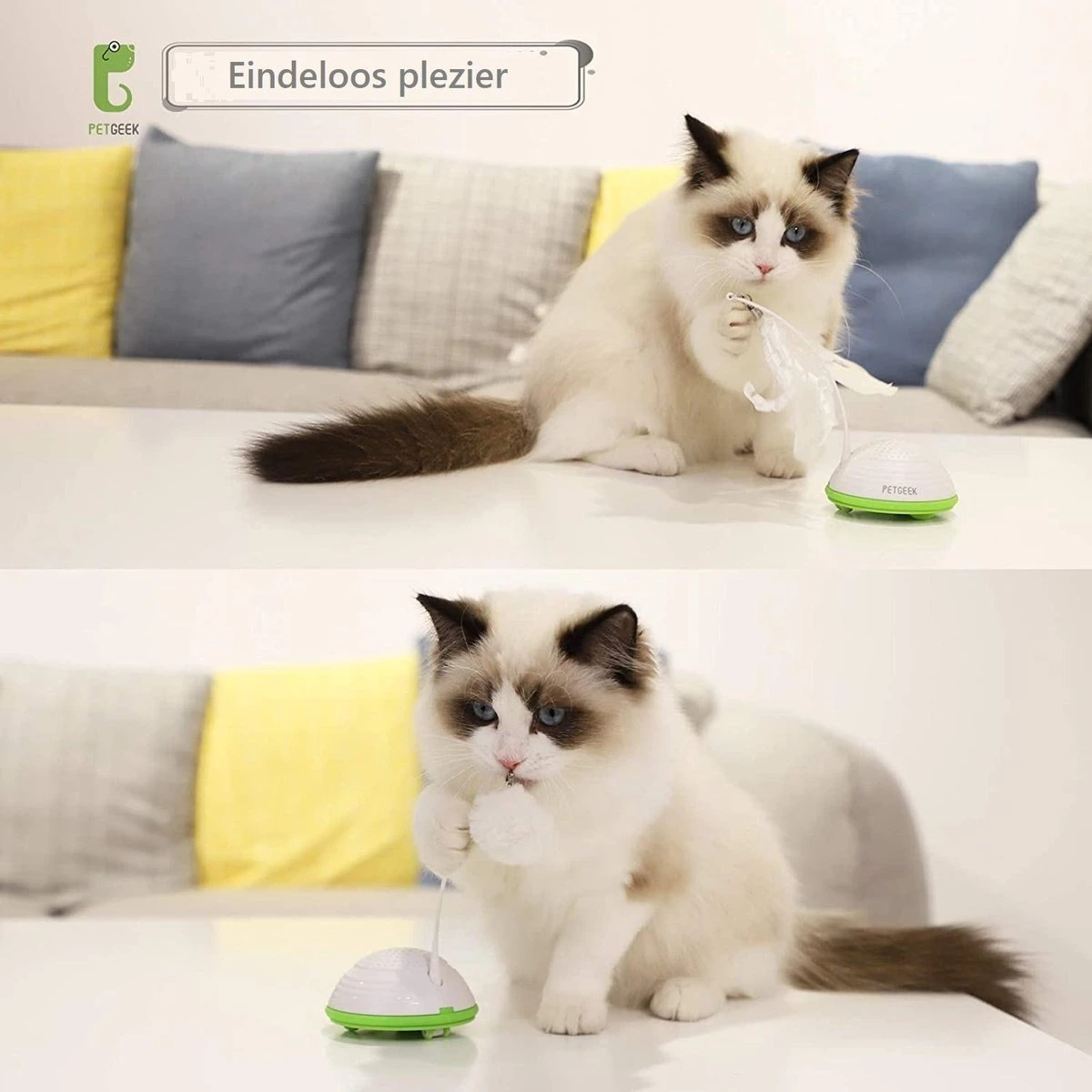 Petgeek Running Smart - Kattenspeeltjes Intelligentie - Kattenspeelgoed - Automatische Bewegingen - Kattenspeeltjes 13 Petgeek Running Smart - Kattenspeeltjes Intelligentie - Kattenspeelgoed - Automatische Bewegingen - Kattenspeeltjes - Image 11