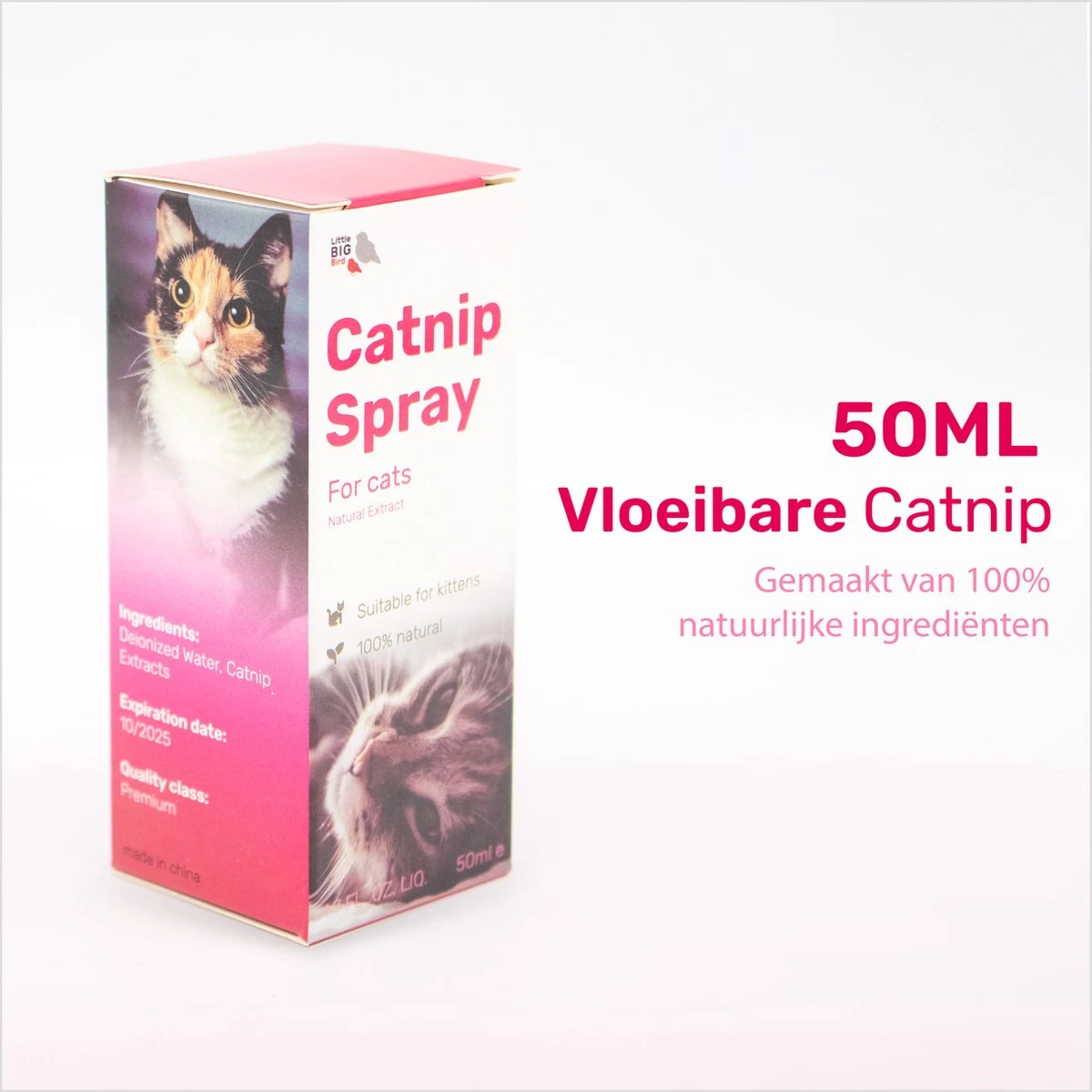 LBB - Catnip Spray 50ML - 100% Natuurlijk - CE Gekeurd - Kattenkruid Spray - Catnip Speelgoed - Valeriaan - Kat - Katten 6 LBB - Catnip Spray 50ML - 100% Natuurlijk - CE Gekeurd - Kattenkruid Spray - Catnip Speelgoed - Valeriaan - Kat - Katten - Image 4
