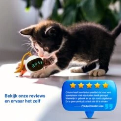 Otiume Slimme Katten Speeltje - Interactieve Zelf Rollende Bal Voor Katten - Kattenspeeltjes -Speelgoed Voor Dieren - USB Oplaadbaar 16 Otiume Slimme Katten Speeltje - Interactieve Zelf Rollende Bal Voor Katten - Kattenspeeltjes -Speelgoed Voor Dieren - USB Oplaadbaar -Huisdierbenodigdheden Korting 1200x1200 2875