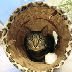 Moowi - Kattentunnel Luipaardprint - 125 Cm - Speeltunnel - Tijgerprint -Huisdierbenodigdheden Korting 1200x1200 2912