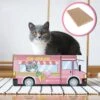 Make Me Purr Kattendoos Van Karton (Ice Cream) - Inclusief Kartonnen Krabmat - Speelgoed Doos Voor Katten Met Krab Mat - Kat Krabpaal Speeltje - Kattenbed Kattenmand Kattenhuis Kattentunnel - Kattenspeelgoed - Kattenspeeltjes - Kitten Speeltjes -Huisdierbenodigdheden Korting 1200x1200 2914