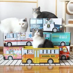 Make Me Purr Kattendoos Van Karton (Ice Cream) - Inclusief Kartonnen Krabmat - Speelgoed Doos Voor Katten Met Krab Mat - Kat Krabpaal Speeltje - Kattenbed Kattenmand Kattenhuis Kattentunnel - Kattenspeelgoed - Kattenspeeltjes - Kitten Speeltjes -Huisdierbenodigdheden Korting 1200x1200 2916