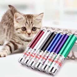 Merkloos 2 In 1 - Laserlampje Voor Katten - Kattenspeelgoed - + Mini Zaklamp -Huisdierbenodigdheden Korting 1200x1200 2937
