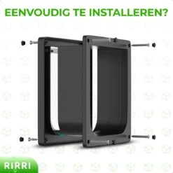 Rirri Kattenluik Met Tunnel - 4 Vergrendelingsstanden - Weersbestendig - Binnen En Buiten - Maat M - Zwart - 19 X 20 Cm 12 Rirri Kattenluik Met Tunnel - 4 Vergrendelingsstanden - Weersbestendig - Binnen En Buiten - Maat M - Zwart - 19 X 20 Cm -Huisdierbenodigdheden Korting 1200x1200 3001