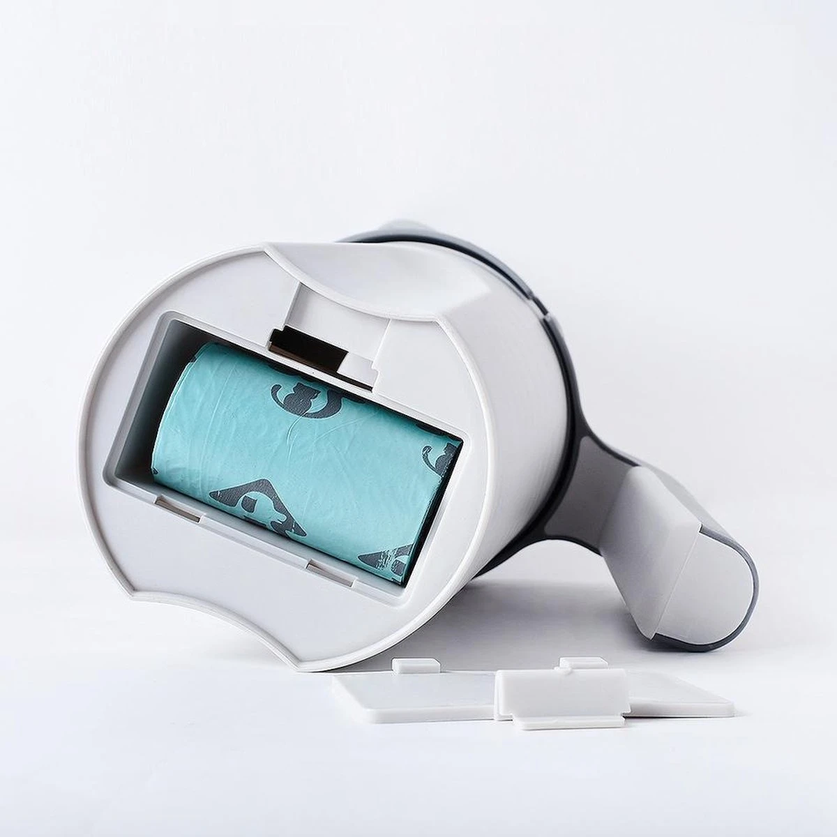 YELÉ LIVING – Kattenbakschep – Haarverwijderaar - Cat Litter Scoop – Kattenbakschep Met Container – Katten – Kattenbak – Grijs/wit – Kattenbak Schep – Grind – Kattengrind – Kattenbak Grind – Poep Zakjes – Afvalcontainer - All-in-1 Kattenbakschep 6 YELÉ LIVING – Kattenbakschep – Haarverwijderaar - Cat Litter Scoop – Kattenbakschep Met Container – Katten – Kattenbak – Grijs/wit – Kattenbak Schep – Grind – Kattengrind – Kattenbak Grind – Poep Zakjes – Afvalcontainer - All-in-1 Kattenbakschep - Image 4