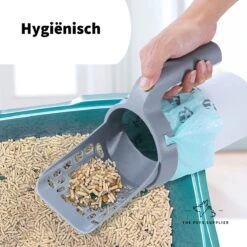 The Pets Supplier - Kattenbak Schep - Kattenbakschep Met Opvangbak - Kattenbak Grind - Kattenzakjes -Huisdierbenodigdheden Korting 1200x1200 3082