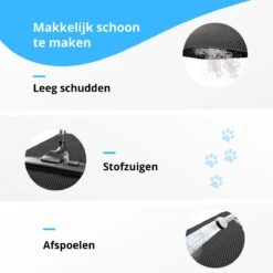 Tenify Kattenbakmat + Extra Kattenbak Schepje - 40 X 50 Cm - Waterdicht - Dubbele Laag - Honingraatstructuur - Uitloopmat - Mat -Huisdierbenodigdheden Korting 1200x1200 3103