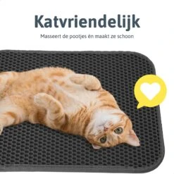 Kattenbakmat - 40 X 50 Cm - Grijs - Uitloopmat Kat - Kattenbakvulling - Opvang Ruimte - Grit Opvanger - Waterdicht - Eco-friendly -Huisdierbenodigdheden Korting 1200x1200 3112