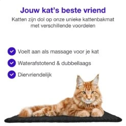 SIMU Lifestyle - Kattenbakmat - Grit Opvanger - Dubbele Laag - Waterdicht - Zwart - 50x40 Cm -Huisdierbenodigdheden Korting 1200x1200 3124