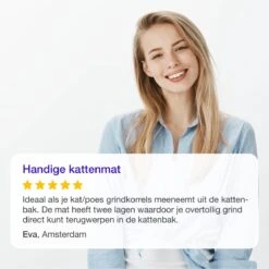 SIMU Lifestyle - Kattenbakmat - Grit Opvanger - Dubbele Laag - Waterdicht - Zwart - 50x40 Cm -Huisdierbenodigdheden Korting 1200x1200 3125