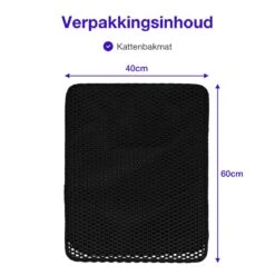 SIMU Lifestyle - Kattenbakmat - Grit Opvanger - Dubbele Laag - Waterdicht - Zwart - 50x40 Cm -Huisdierbenodigdheden Korting 1200x1200 3126