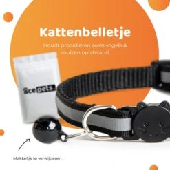 ACE Pets Reflecterende Kattenhalsband Met Veiligheidssluiting – Halsband Kat & Kitten - Met Adreskoker - Kittenhalsband & Kattenbandje Met Belletje - Zwart 23 ACE Pets Reflecterende Kattenhalsband Met Veiligheidssluiting – Halsband Kat & Kitten - Met Adreskoker - Kittenhalsband & Kattenbandje Met Belletje - Zwart -Huisdierbenodigdheden Korting 1200x1200 3209