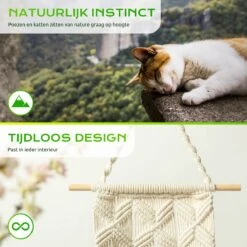 Qoods Kattenhangmat Macramé - Hangende Kattenmand Raam Of Radiator - Kattenbed - Poezenmand 12 Qoods Kattenhangmat Macramé - Hangende Kattenmand Raam Of Radiator - Kattenbed - Poezenmand -Huisdierbenodigdheden Korting 1200x1200 3225
