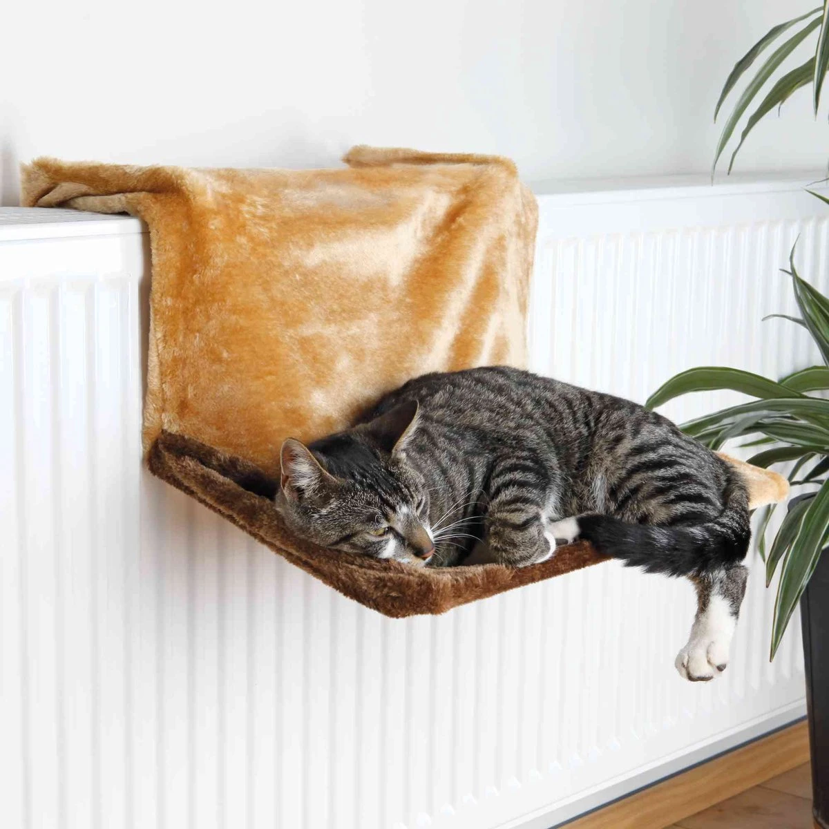 Trixie Katten Hangmat Voor De Radiator Wolwit 5 Trixie Katten Hangmat Voor De Radiator Wolwit - Image 3