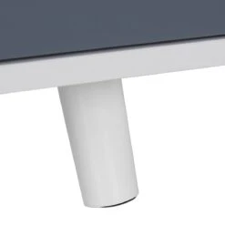 Relaxdays Kattenbak Ombouw Design - Kattenhuis Op Pootjes - Kattenmeubel Wit - Kattenkast -Huisdierbenodigdheden Korting 1200x1200 3278