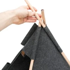 TRIXIE Huisdierengrot Tipi 55x65x55 Cm Vilt -Huisdierbenodigdheden Korting 1200x1200 3321