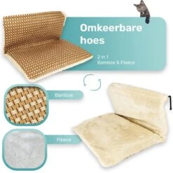 Kattenhangmat - Voor Aan Het Raam - Kattenmand - Raam - Hangmat Kat - Dieren - Kattenbed - Kattenmand - Slaapplek - Ligplaats -Huisdierbenodigdheden Korting 1200x1200 3376