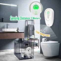 DVL Products Cornmi Kattengeurverwijderaar - Kattenbak Geurverdrijver - Met Ozon & Aromatherapie - Oplaadbaar En Infraroodsensor - Nachtlicht Optie - Duurzaam - Ledverlichting - Honden & Katten Geurverdrijver -Huisdierbenodigdheden Korting 1200x1200 3411