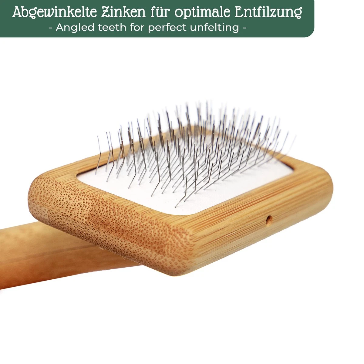 Pfotenolymp® Zachte Borstel Voor Katten - Kattenborstel / Kattenkam Van Bamboe - Bontborstel / Vachtborstel / Kattenhaarborstel - Bontkam Voor Vachtverzorging 8 Pfotenolymp® Zachte Borstel Voor Katten - Kattenborstel / Kattenkam Van Bamboe - Bontborstel / Vachtborstel / Kattenhaarborstel - Bontkam Voor Vachtverzorging - Image 6