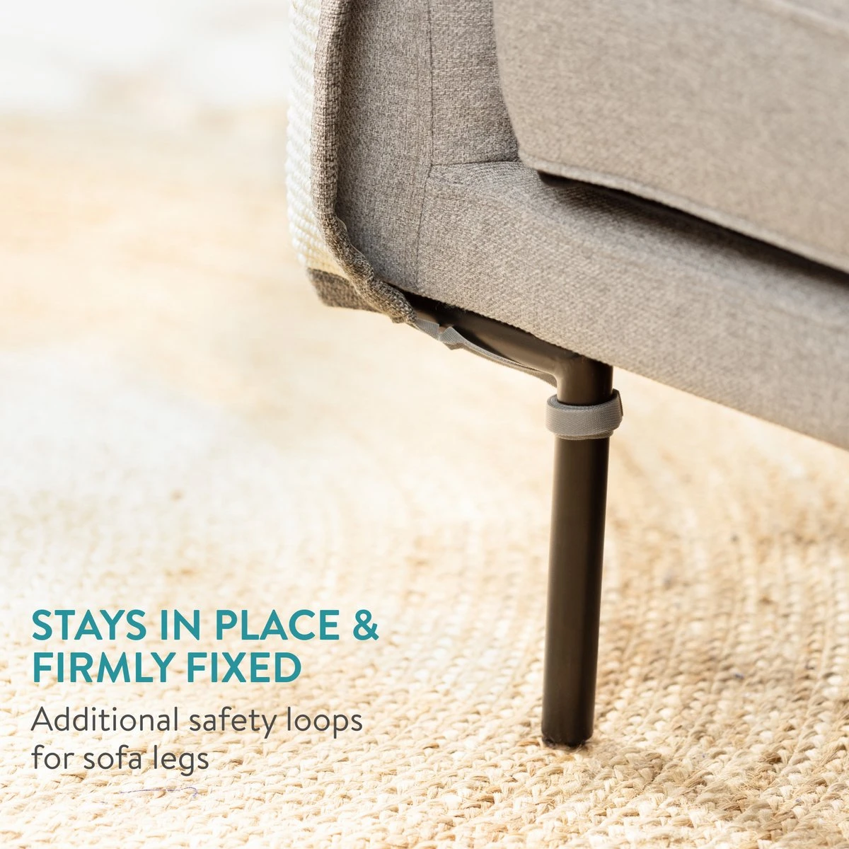 Navaris Katten Krabmat - Bescherming Van Meubels - Voor Banken En Stoelen - Krabbescherming - Rechtsdraaiend 14 Navaris Katten Krabmat - Bescherming Van Meubels - Voor Banken En Stoelen - Krabbescherming - Rechtsdraaiend - Image 12