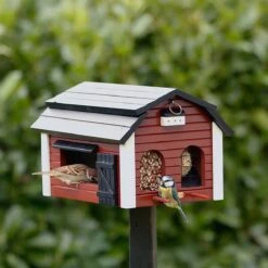 Wildlife Garden Foderlada - Vogelvoederhuisje - Rood - 32 Cm X 25 Cm X 21,5 Cm -Huisdierbenodigdheden Korting 1200x1200 3483