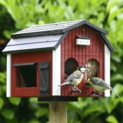 Wildlife Garden Foderlada - Vogelvoederhuisje - Rood - 32 Cm X 25 Cm X 21,5 Cm -Huisdierbenodigdheden Korting 1200x1200 3484