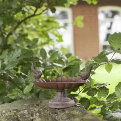 ESSCHERT DESIGN Best For Birds Gietijzeren Vogelbad - Bruin - 21 X 15 X 12 Cm -Huisdierbenodigdheden Korting 1200x1200 3497