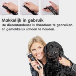 Tjilla Professionele Dieren/honden Tondeuse Set Extra Krachtig - Honden Trimmer - Lang Of Kortharige Huisdieren Katten & Honden - Draadloos - Weinig Geluid -Huisdierbenodigdheden Korting 1200x1200 353
