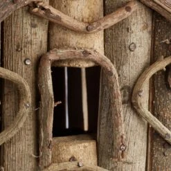 Relaxdays Vogelhuisje Staand - Decoratief Vogelvoederhuisje Met Ladder - Handgemaakt Hout -Huisdierbenodigdheden Korting 1200x1200 3545