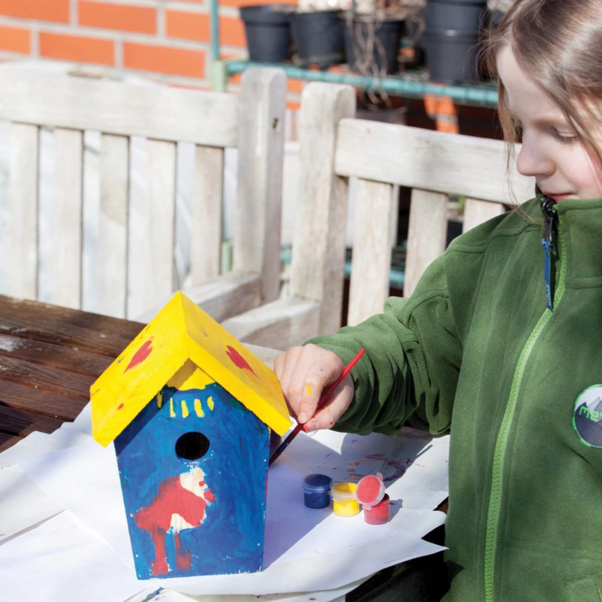 Esschert Design - Doe Het Zelf Nestkastje Met Verf - 15 X 12 X 20 Cm 13 Esschert Design - Doe Het Zelf Nestkastje Met Verf - 15 X 12 X 20 Cm - Image 11